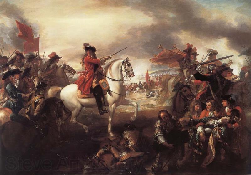 Benjamin West The Battle of the Boyne Spain oil painting art